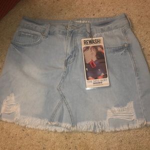 Denim skirt